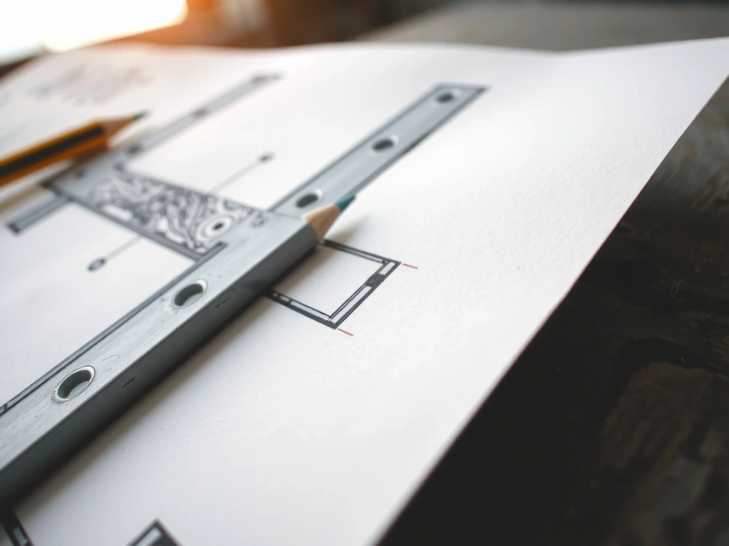 Dibujo técnico original