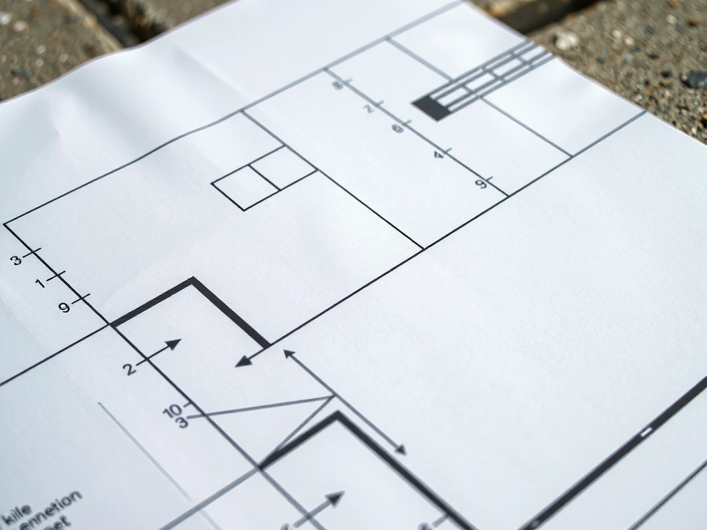 Detalle de plano arquitectónico