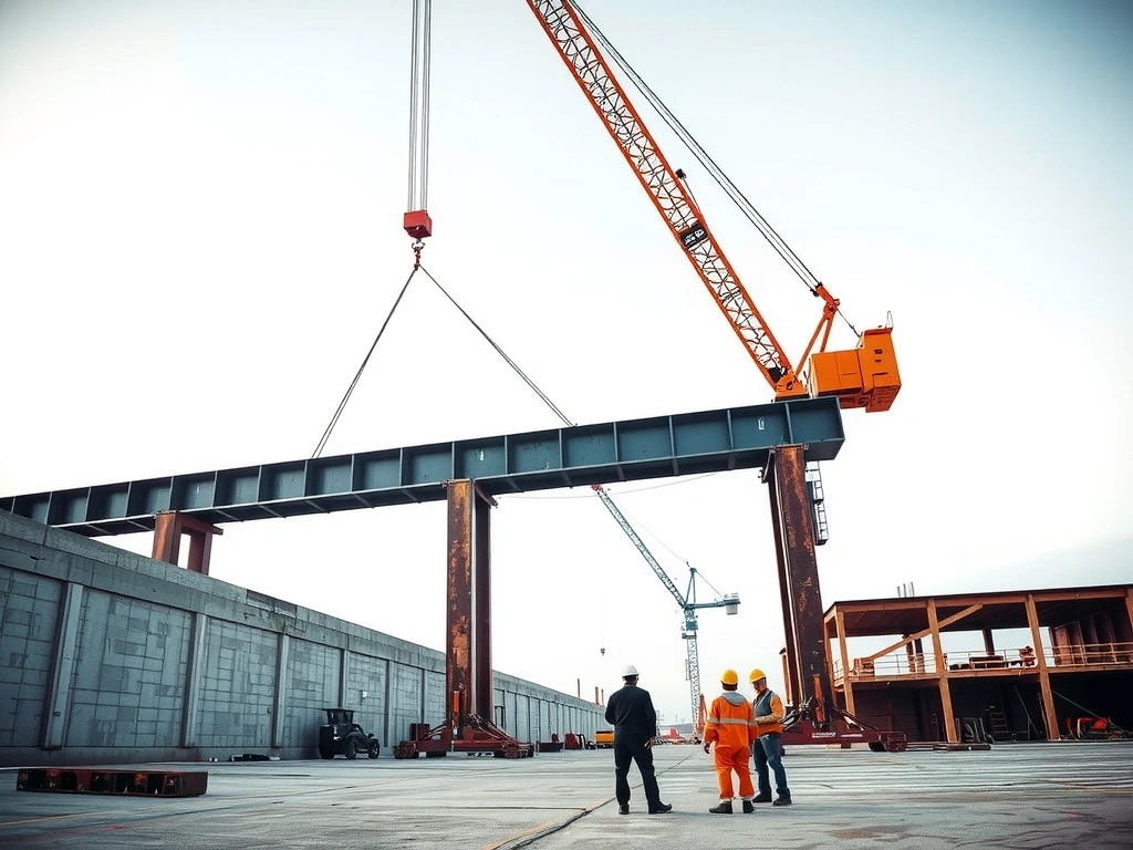 Montaje de vigas cajón